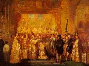 Francois-Rene Moreaux Coronation of Pedro II of Brazil Germany oil painting artist